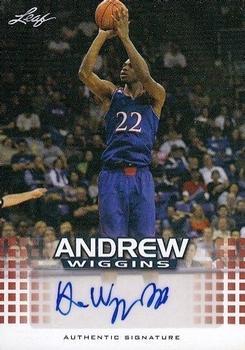 2014 Leaf Naltional Exclusive Andrew Wiggins Rookie - Autographs #AW-01 Andrew Wiggins Front