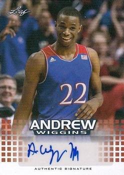 2014 Leaf Naltional Exclusive Andrew Wiggins Rookie - Autographs #AW-03 Andrew Wiggins Front