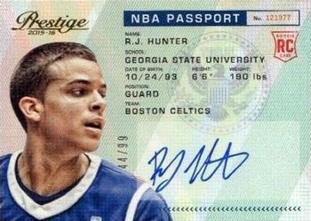 2015-16 Panini Prestige - NBA Passport #PAS-RJ R.J. Hunter Front