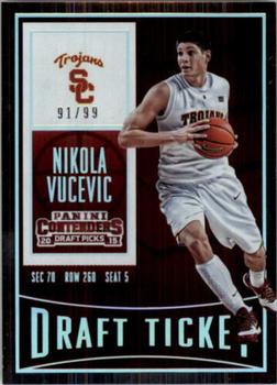 2015 Panini Contenders Draft Picks - Draft Ticket #76 Nikola Vucevic Front