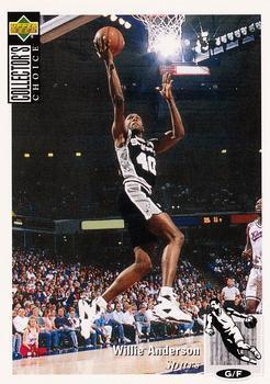 1994-95 Collector's Choice Japanese #340 Willie Anderson Front
