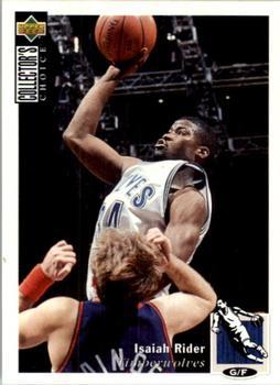 1995-96 Collector's Choice Argentina Stickers #84 Isaiah Rider Front