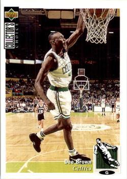 1995-96 Collector's Choice Argentina Stickers #159 Dee Brown Front