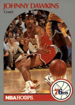 1990 Hoops Team Night Philadelphia 76ers #NNO Johnny Dawkins Front