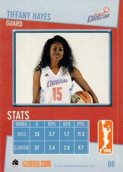 2014 Rittenhouse WNBA #8 Tiffany Hayes Back