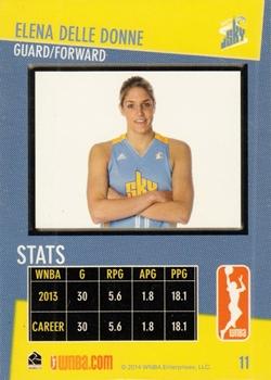 2014 Rittenhouse WNBA #11 Elena Delle Donne Back