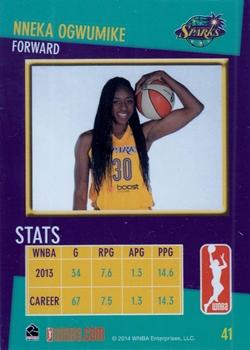 2014 Rittenhouse WNBA #41 Nneka Ogwumike Back