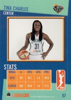 2014 Rittenhouse WNBA #57 Tina Charles Back