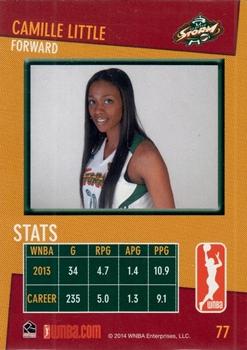 2014 Rittenhouse WNBA #77 Camille Little Back