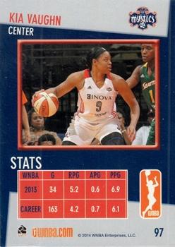2014 Rittenhouse WNBA #97 Kia Vaughn Back