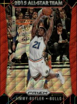 2015-16 Panini Prizm - Ruby Wave Prizms #357 Jimmy Butler Front