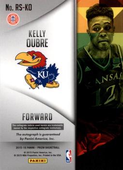 2015-16 Panini Prizm - Rookie Signatures #RS-KO Kelly Oubre Jr. Back