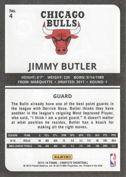 2015-16 Panini Complete - Silver #4 Jimmy Butler Back