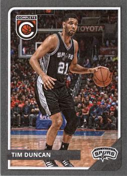 2015-16 Panini Complete - Silver #190 Tim Duncan Front