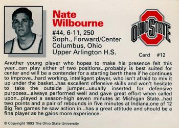1993-94 Ohio State Buckeyes #12 Nate Wilbourne Back