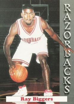 1992-93 Arkansas Razorbacks #15 Ray Biggers Front