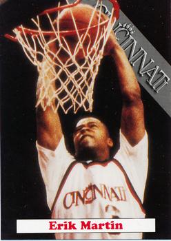 1992-93 Cincinnati Bearcats #12 Erik Martin Front