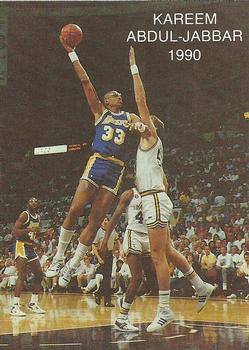 1989-90 Wasatch Basketball All-Stars #18 Kareem Abdul-Jabbar Front
