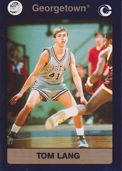 1991 Collegiate Collection Georgetown Hoyas #27 Tom Lang Front