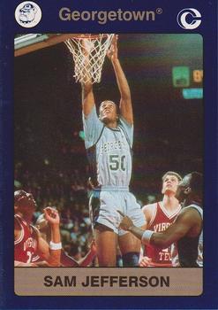 1991 Collegiate Collection Georgetown Hoyas #33 Sam Jefferson Front