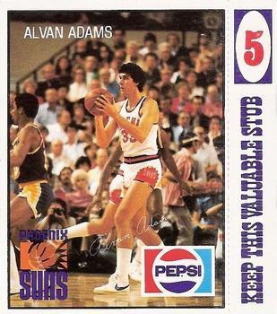 1980-81 Pepsi Phoenix Suns #5 Alvan Adams Front