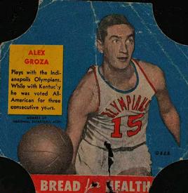 1950-51 Bread for Health #NNO Alex Groza Front
