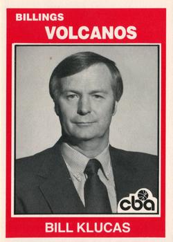 1981-82 TCMA CBA #49 Bill Klucas Front