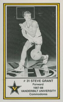 1987-88 Vanderbilt Commodores Police #8 Steve Grant Front