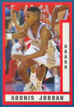 1991-92 Kansas Jayhawks #NNO Adonis Jordan Front
