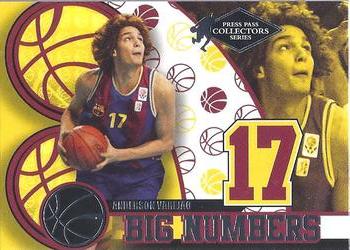 2004 Press Pass - Big Numbers Collectors Series #BN 11 Anderson Varejao Front