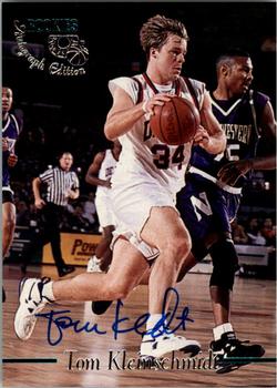 1995 Classic Rookies - Autograph Edition Autographs #NNO Tom Kleinschmidt Front