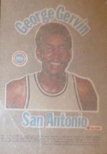 1979-80 Quaker Iron-Ons #NNO George Gervin Front