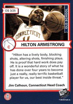 2006 Press Pass - Old School Collectors Series #OS3 Hilton Armstrong Back
