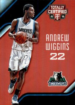 2015-16 Panini Totally Certified - Mirror Red #88 Andrew Wiggins Front