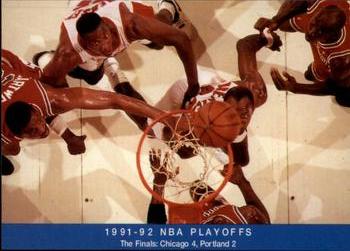 1992-93 Franz Portland Trail Blazers #5 1991-92 NBA Playoffs Front