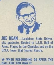 1969 Converse Staff #NNO Joe Dean Front