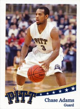 2009-10 Pittsburgh Panthers Team Issue #1 Chase Adams Front