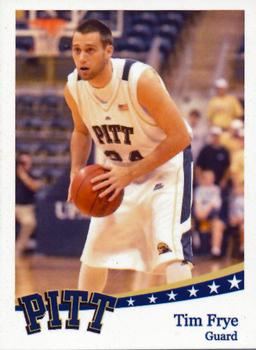 2009-10 Pittsburgh Panthers Team Issue #5 Tim Frye Front
