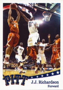2009-10 Pittsburgh Panthers Team Issue #10 J.J. Richardson Front