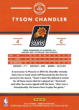 2015-16 Donruss - Statline Points #152 Tyson Chandler Back