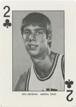 1973-74 NC State Wolfpack Playing Cards #2♣ Ken Gehring Front
