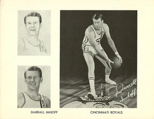 1970-71 Cincinnati Royals Team Issue #NNO Darrall Imhoff Front