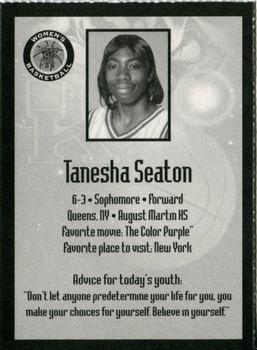 1999-00 Kentucky Wildcats Women #NNO Tanesha Seaton Back