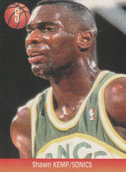 1995 Joan Basket Dominos NBA Greek #5 Shawn Kemp Front