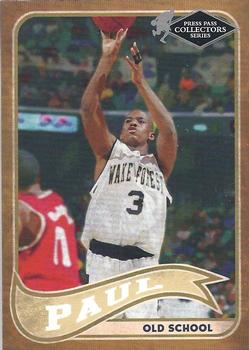 2005 Press Pass - Old School Collectors Series #OS15/25 Chris Paul Front