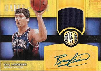 2015-16 Panini Gold Standard - Marks of Gold #20 Bill Laimbeer Front