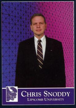 1991-92 David Lipscomb University Bison #26 Chris Snoddy Front