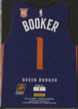 2015-16 Panini Threads - Team Threads Rookie #1 Devin Booker Back