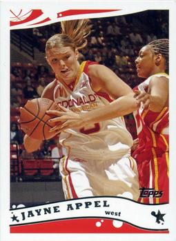 2006 Topps McDonald's All-American Game #G13 Jayne Appel Front