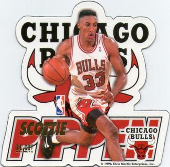 1995-96 Pro Mags Die Cut #NNO Scottie Pippen Front